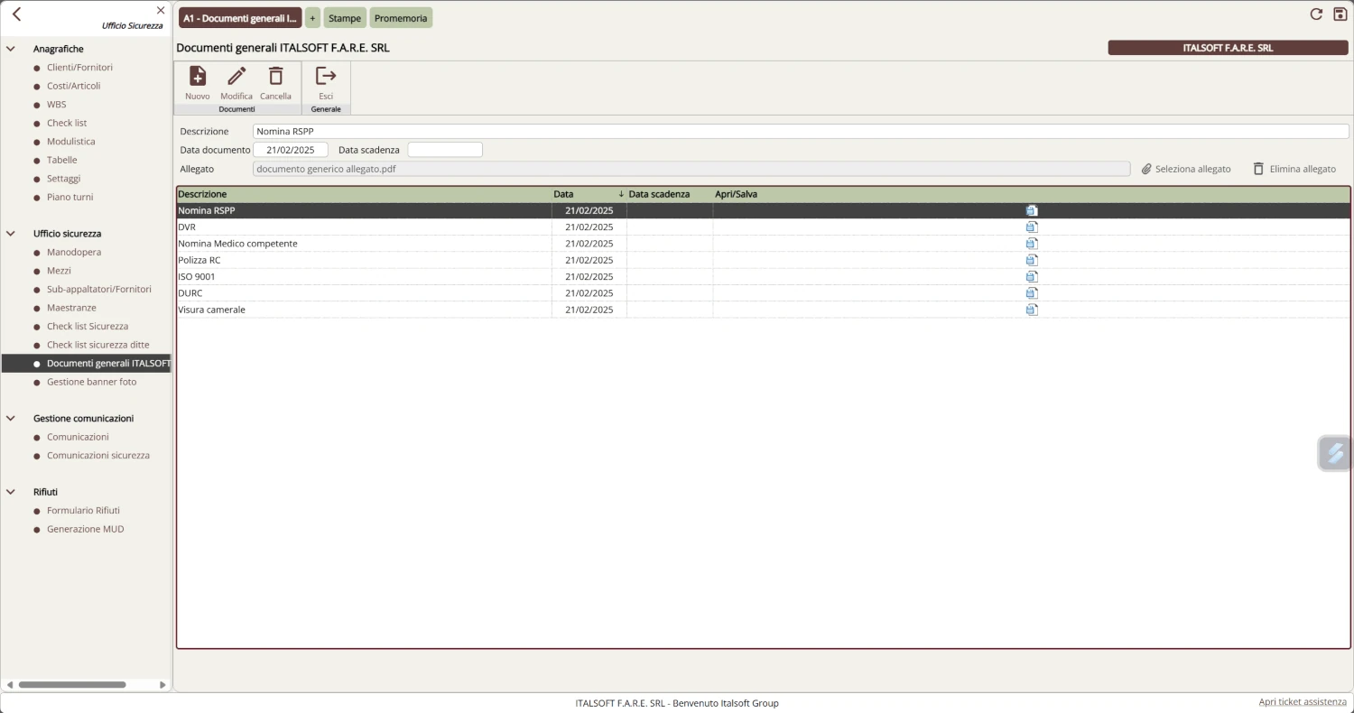 Gestione documentale in cloud